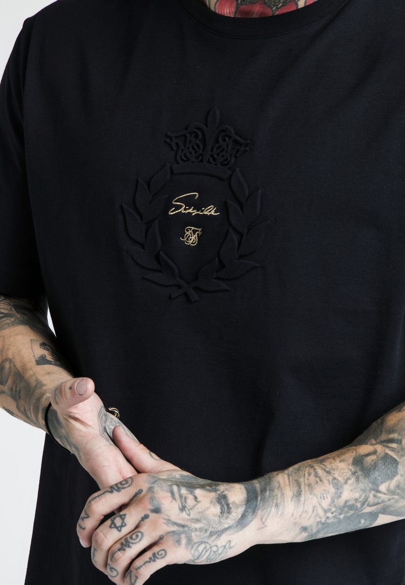 Siksilk Dani Alves Prestige Essentials Tee T Shirt Print Black Zalando De