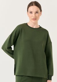 Jimmy Key CREW NECK LONG SLEEVED  - Felpa - khaki