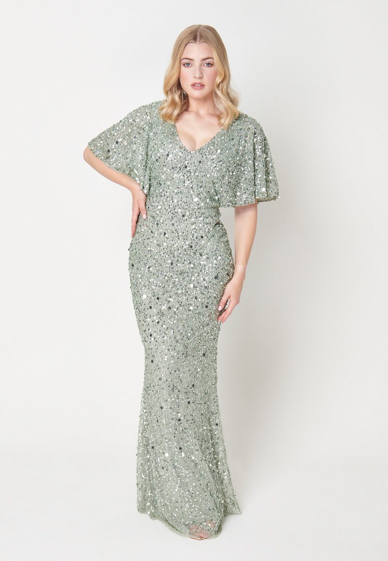 BEAUUT EMBELLISHED Ballkleid sage green/hellgrün Zalando.at