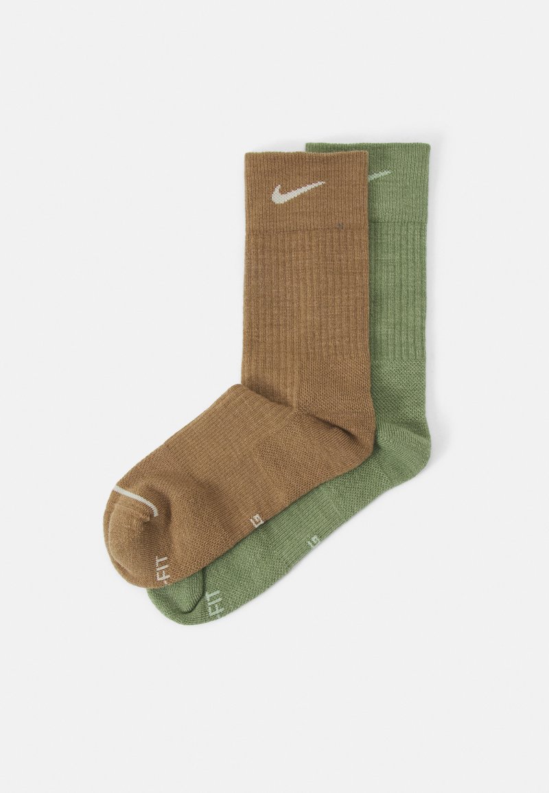 Nike Performance EVERYDAY CREW UNISEX 2 PACK - Meias desportivas - alligator/dark driftwood