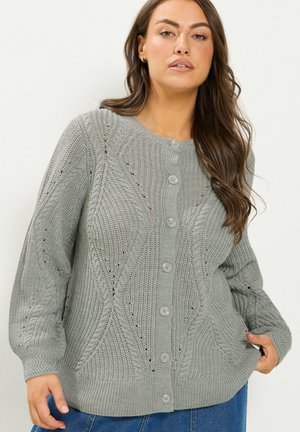 Yours Clothing, PLUS SIZE CARDIGANS - Cardigan - grey