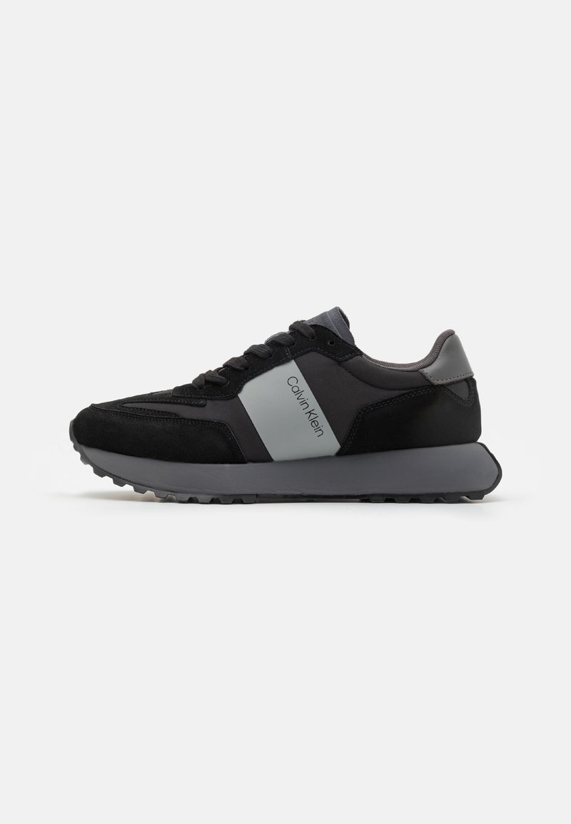 Calvin Klein Men's Reon Casual Lace Up Sneakers Black Size 12 M