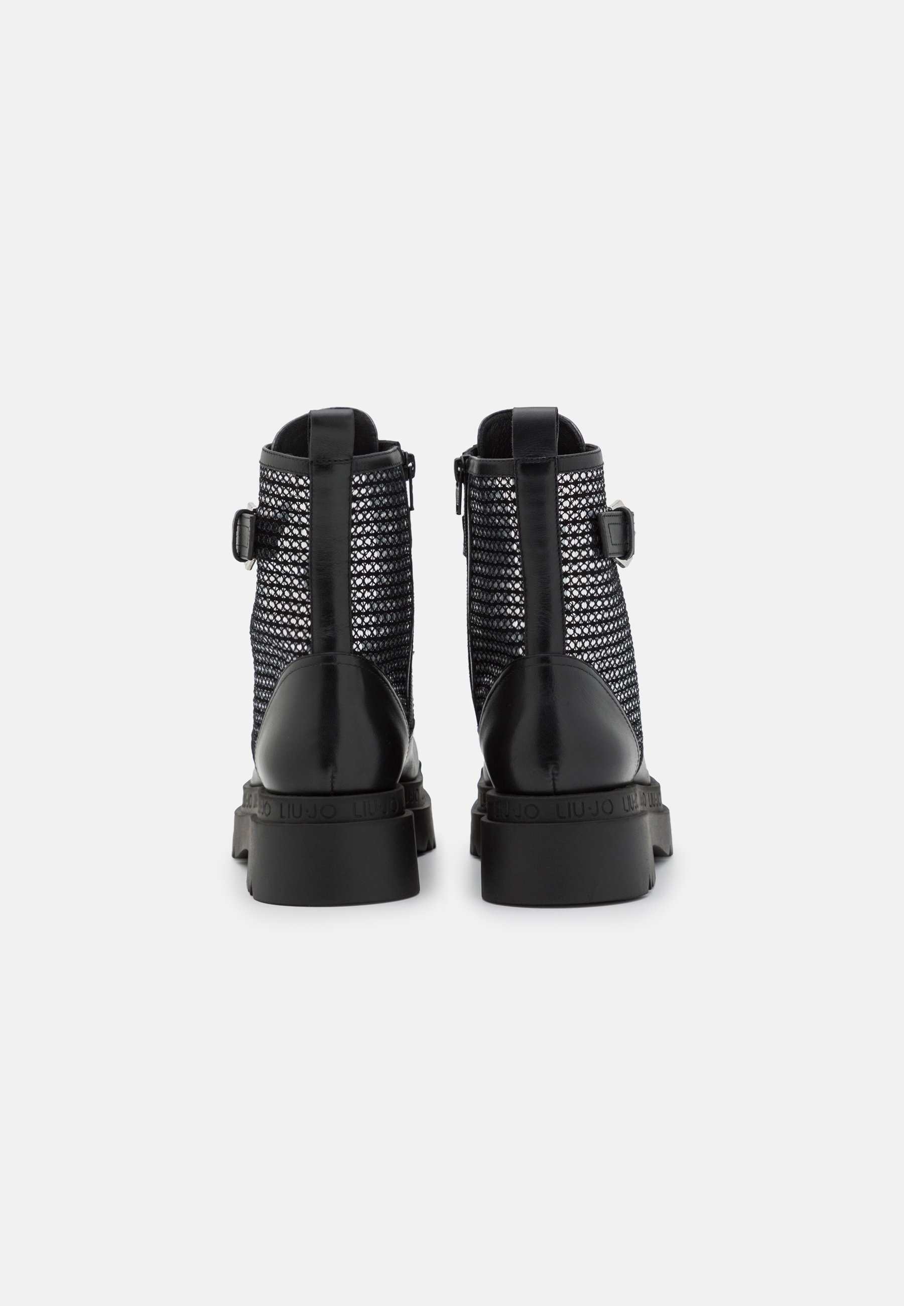 LIU JO LOVE - Enkellaarsjes met plateauzool - black/zwart - Zalando.nl