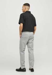 Jack & Jones PREMIUM PREMIUM EINFARBIG  - Polo marškinėliai - black onyx