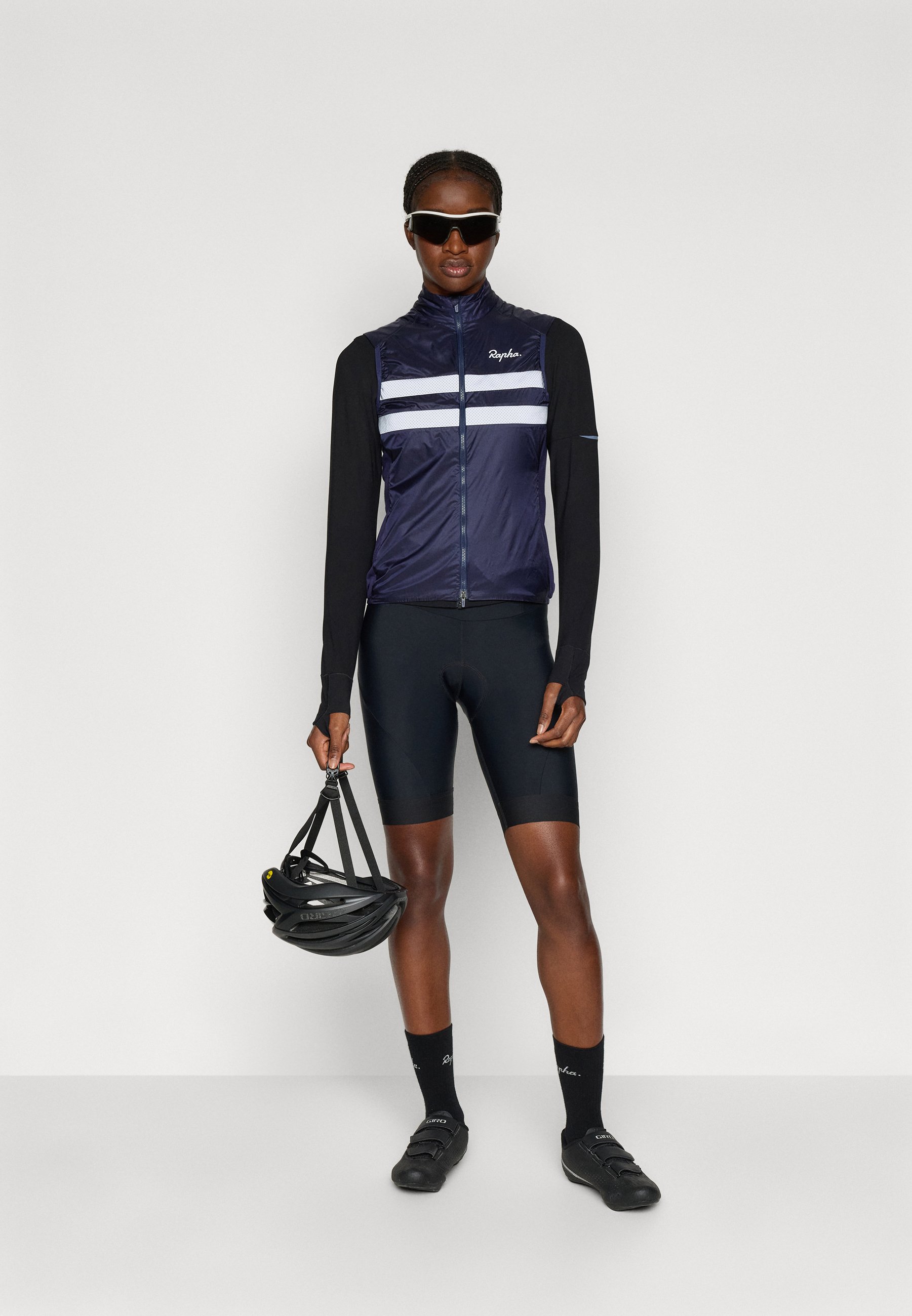 Rapha WOMENS BREVET INSULATED GILET - Waistcoat - navy purple