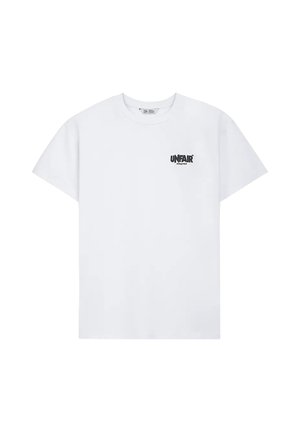 UNFAIR ATHLETICS, UNFAIR ATHLETICS HERREN T-SHIRT CLASSIC LABEL WHITE - Print T-shirt - white