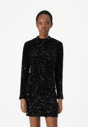 SEQUIN DRESS - Koktejlové šaty / šaty na párty - black