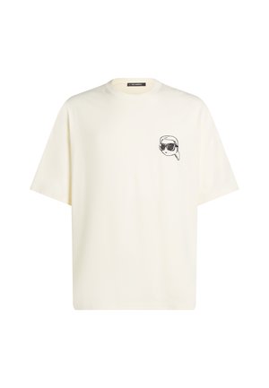 KARL LAGERFELD IKON - Print T-shirt - cannoli cream