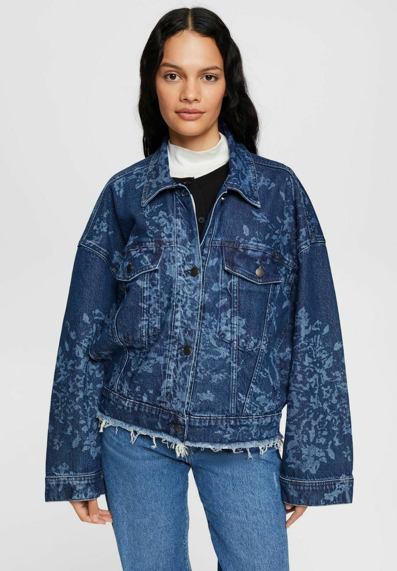 edc by Esprit Jeansjacke blue dark wash/blau Zalando.de