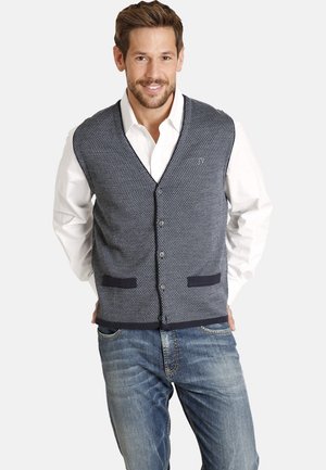 TANE - Waistcoat - dark blue/grey