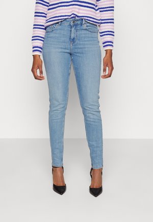 Gina Tricot Petite MID WAIST SKINNY JEANS - Kitsa lõikega teksad - standard blue