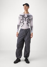 Jaded London LAZYWILLY WINGS - Top dugih rukava - white