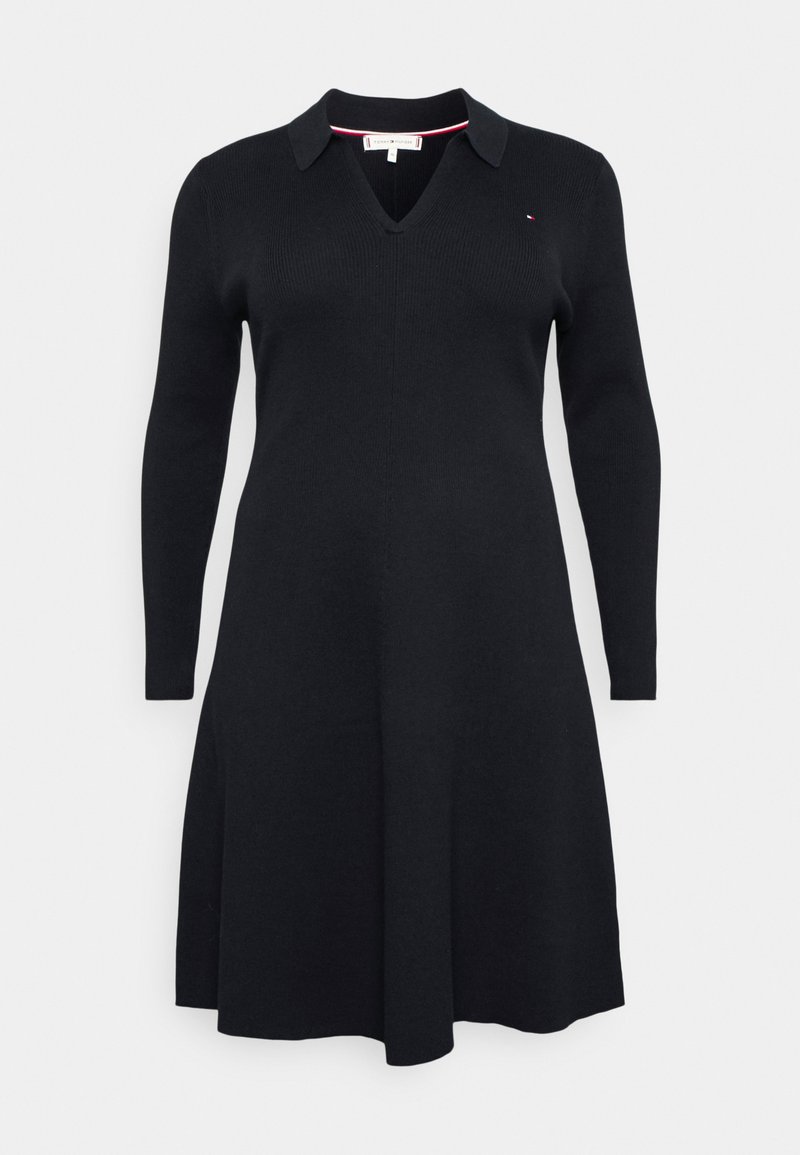 Tommy Hilfiger Curve Jurk donkerblauw