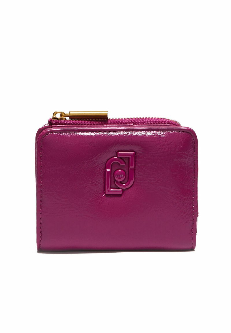LIU JO GLOSSY WITH ZIP - Peňaženka - pink