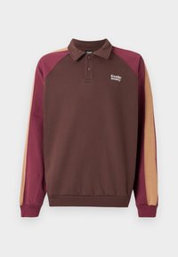 UNISEX - Športni pulover - brown/dark burgundy/sand