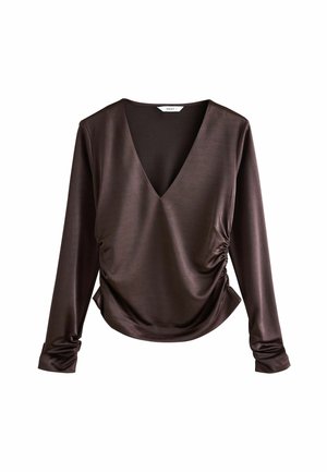 Next REGULAR FIT - Bluza - chocolate brown