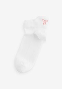 Next EMBROIDERED 4 PACK REGULAR FIT - Strumpor - white pink bows