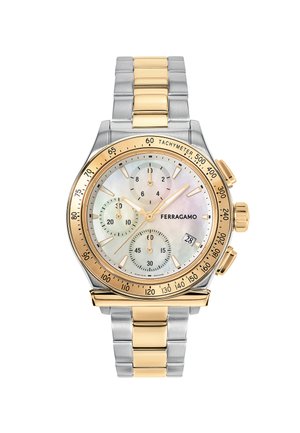 FERRAGAMO Chronograph watch - two tone