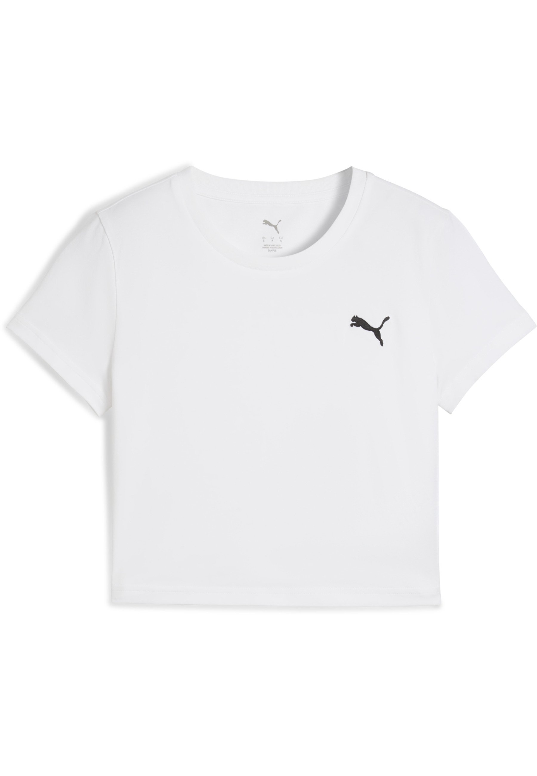 Puma WARDROBE ESS - Jednoduché tričko - white