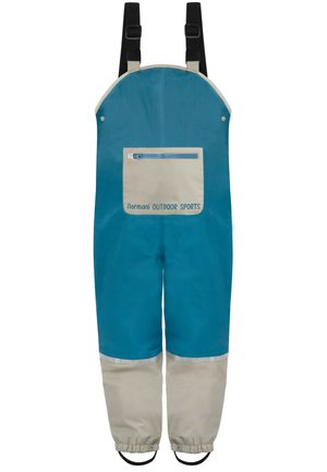 KINDER REGENHOSE MIT HOSENTRÄGERN - Latzhose - navy