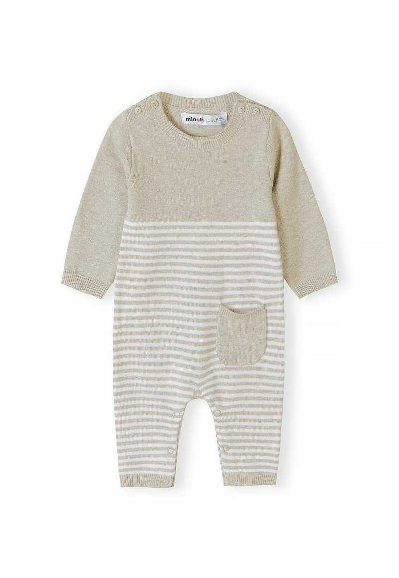 MINOTI BABY ROMPERS KNITTED - Mono - beige