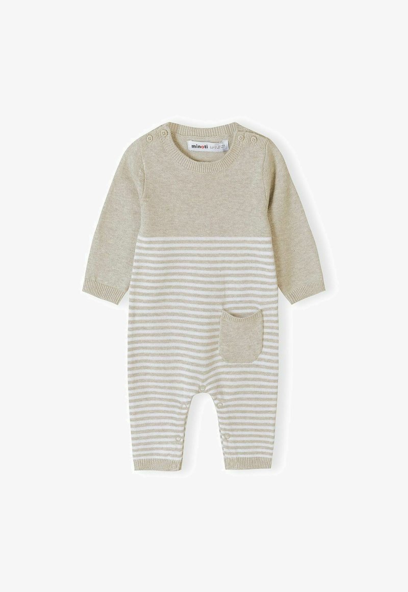 MINOTI BABY ROMPERS KNITTED - Overal - beige