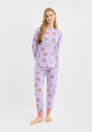 SHRIMP HEART PRINT - Pigiama - lilac