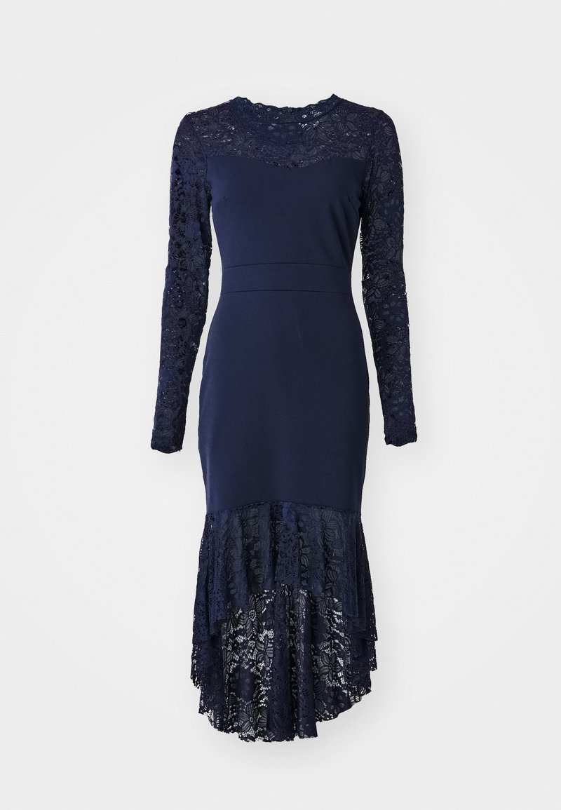 WAL G. Cocktailjurk donkerblauw WAL G. Cocktailjurk donkerblauw