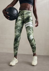 Stronger EXPLORE PRINTED LEGGINGS - Leggingek - tropical