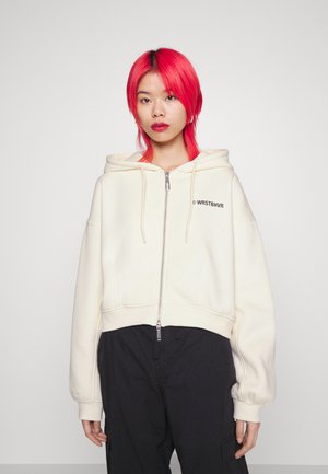KITTY HOODED ZIP JACKET GARDENIA WOMEN - Zip-up sweatshirt - cerulean