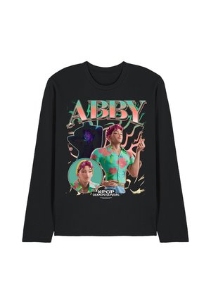 NETFLIX, KPOP DEMON HUNTERS SAJA BOYS ABBY HOMAGE - Long sleeved top - black
