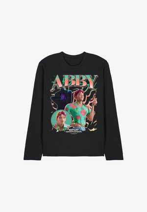NETFLIX, KPOP DEMON HUNTERS SAJA BOYS ABBY HOMAGE - Long sleeved top - black