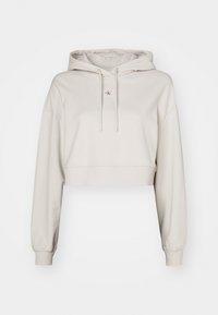 LABEL HOODIE - Sweatshirt - moonbeam