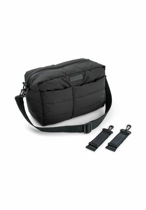 QUILTED STROLLER - Wickeltasche - black