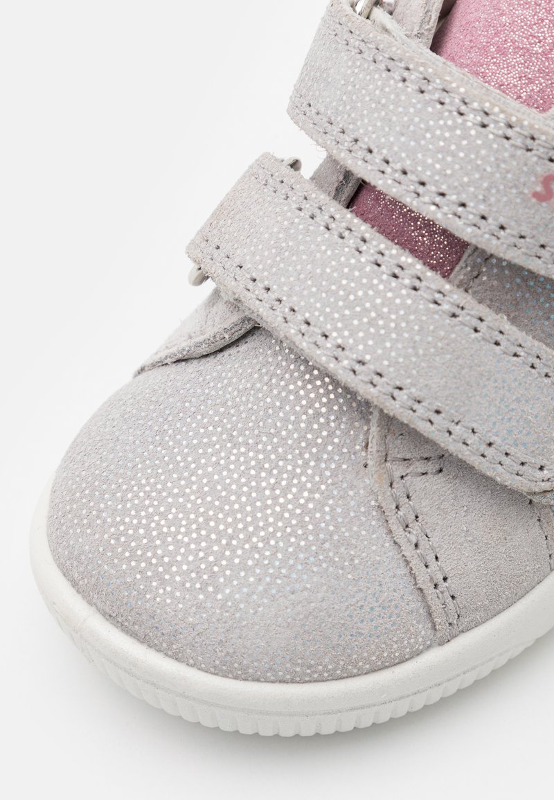 Kinder Klettschuhe | Superfit STARLIGHT Lauflernschuh hellgrau/rosa/hellgrau - EH57586 Kinder Klettschuhe | Superfit STARLIGHT Lauflernschuh hellgrau/rosa/hellgrau - EH57586