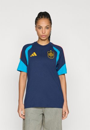 RFEF SPAIN TEE - Nyomott mintás póló - night indigo