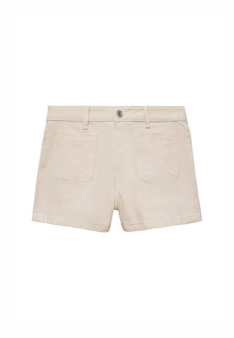 Mango Jeansshort crème