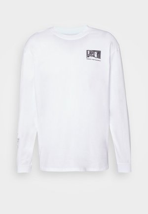 QUEST FOR SILENCE UNISEX - Long sleeved top - white