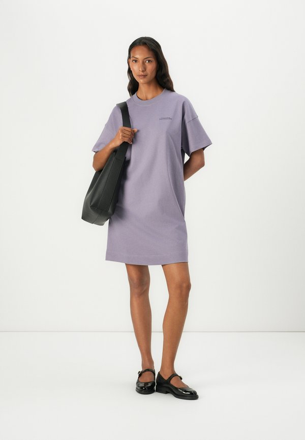 DRESS LOOSE FIT  - Jersey dress - lavender2