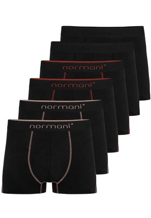 Normani 6 PACK - Kurze Boxershorts - schwarz rot lachs