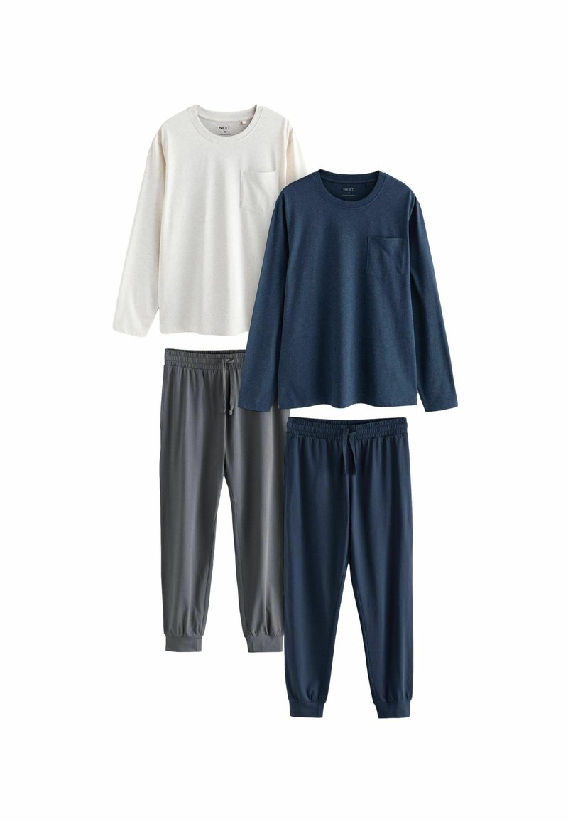 Next LONG SLEEVE 2 PACK - REGULAR FIT SET - Nattøj sæt - navy blue stone