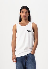 Tommy Jeans TJM SLIM STACK TANK - Top - ecru