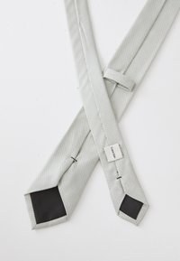 Calvin Klein SEVERN TEXTURED SOLID - Krawatte - olive