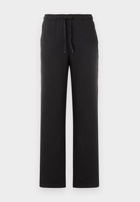BASIC STRAIGHT - Tracksuit bottoms - off black