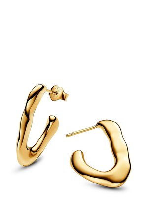 V-SHAPED OPEN - Ohrringe - gold plated