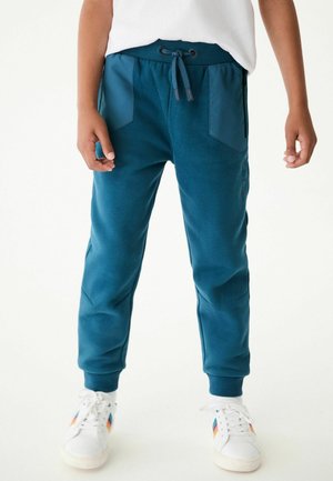 REGULAR FIT - MID JOGGERS - Træningsbukser - mid blue