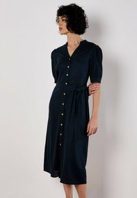 Apricot Blusenkleid - navy