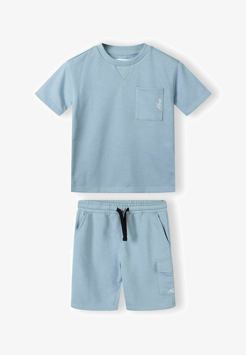 Minoti Set MINOTI SHORT SLEEVE SET - Shorts - light blue/lichtblauw - Zalando.nl