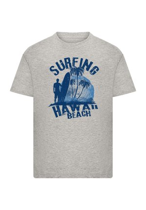 Print T-shirt - heather grey