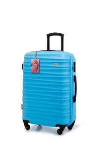 WITTCHEN MEDIUM SUITCASE WITH LUGGAGE TAG FROM ABS - Trolley - blue